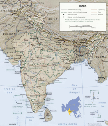 Map of India